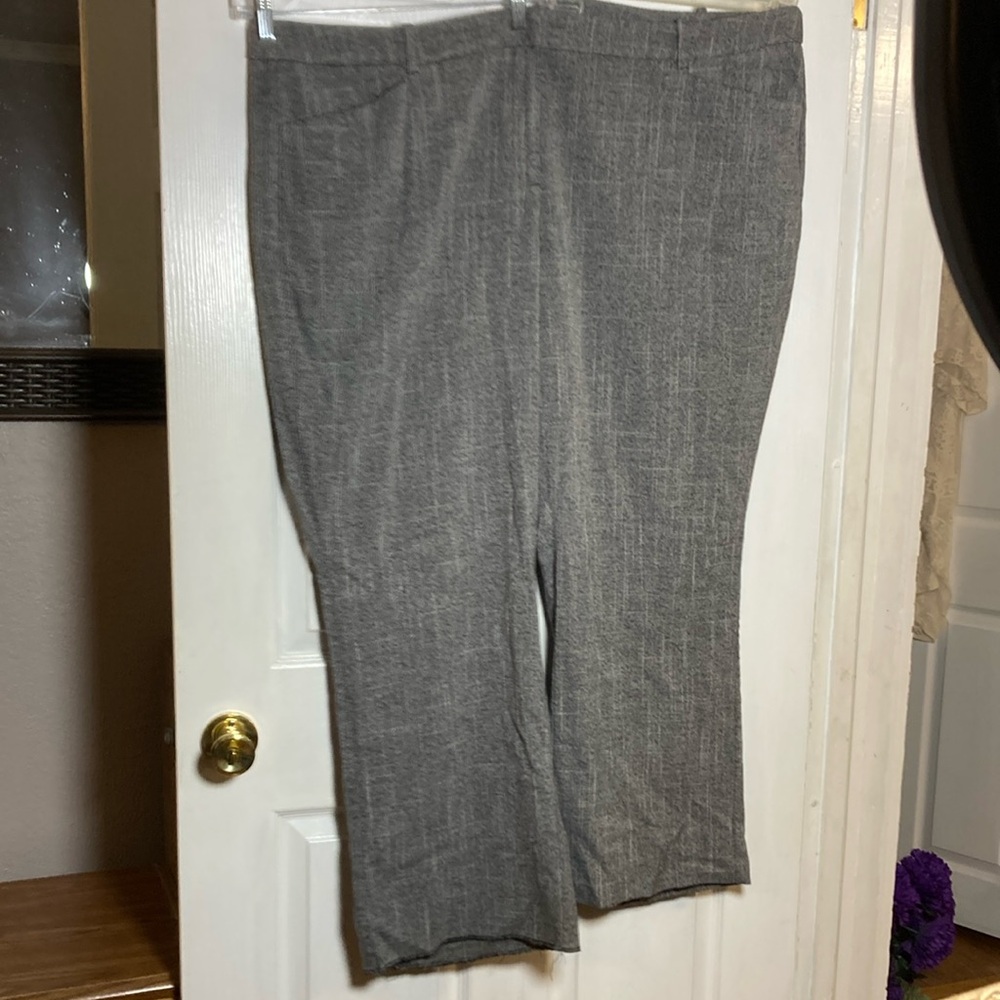 Lane Bryant 28 Gray Classic Trousers
